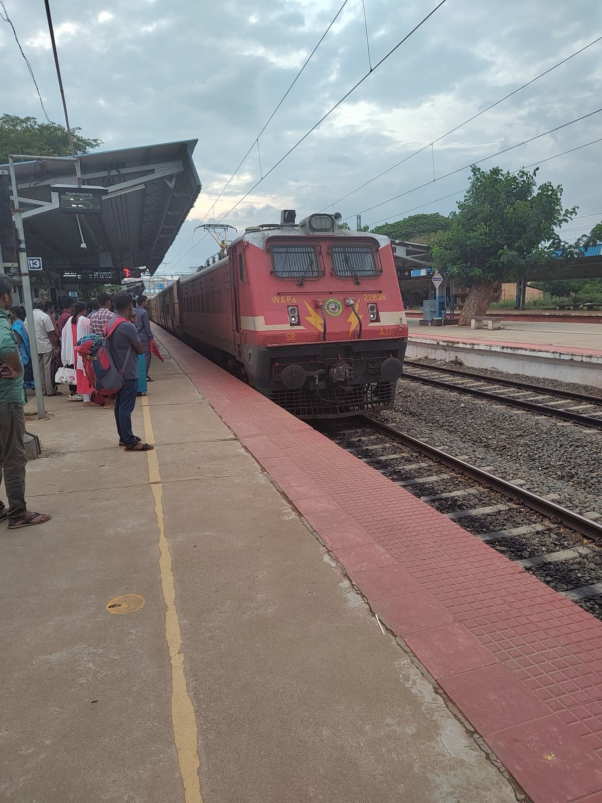 Tenkasi Railway Station, 9 km from Vijaya Gardens